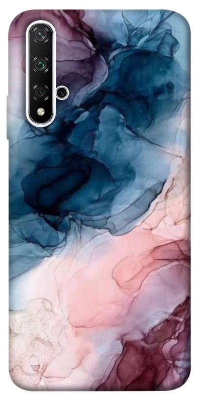 Чехол itsPrint Розово-голубые разводы для Huawei Honor 20 / Nova 5T, мрамор, купить оптом с доставкой