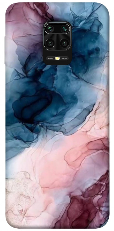 Чехол itsPrint Розово-голубые разводы для Xiaomi Redmi Note 9s / Note 9 Pro / Note 9 Pro Max, мрамор, купить оптом с доставкой