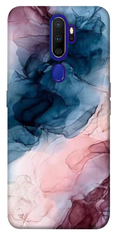 Чехол itsPrint Розово-голубые разводы для Oppo A5 (2020) / Oppo A9 (2020), мрамор, купить оптом с доставкой