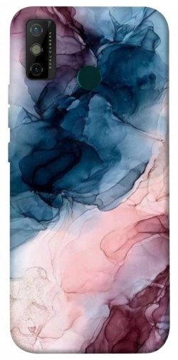 Чохол itsPrint Рожево-блакитні розводи для TECNO Spark 6 Go