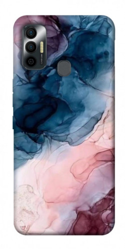 Чехол itsPrint Розово-голубые разводы для TECNO Spark 7