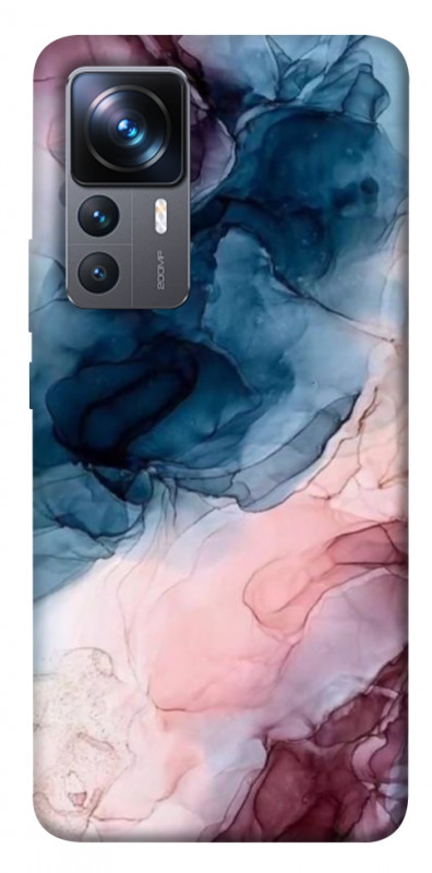 Чехол itsPrint Розово-голубые разводы для Xiaomi 12T / 12T Pro, мрамор, купить оптом с доставкой