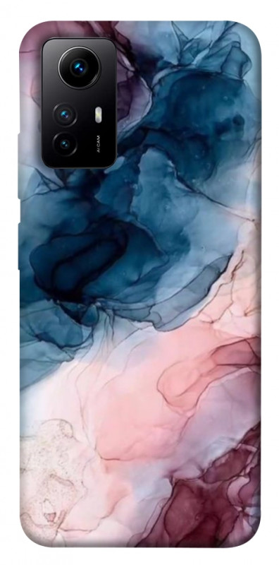 Чехол itsPrint Розово-голубые разводы для Xiaomi Redmi Note 12S, мрамор, купить оптом с доставкой