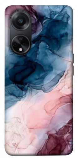 Чехол itsPrint Розово-голубые разводы для Oppo A58 4G