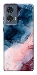 Чехол itsPrint Розово-голубые разводы для Motorola Edge 50 Fusion