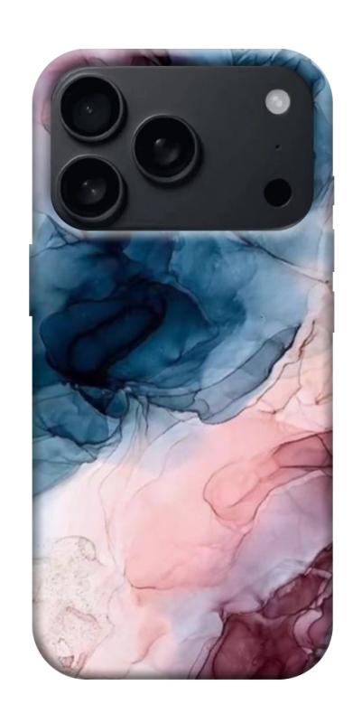 Чехол itsPrint Розово-голубые разводы для Apple iPhone 17 Pro Max (6.9"), мрамор, купить оптом с доставкой