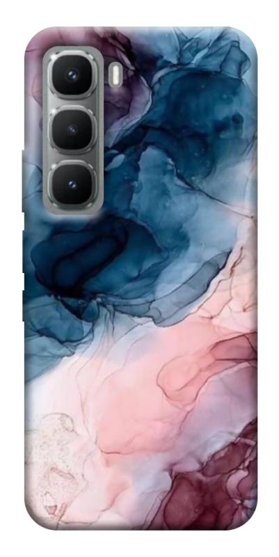 Чехол itsPrint Розово-голубые разводы для Infinix Hot 60 Pro+, мрамор, купить оптом с доставкой