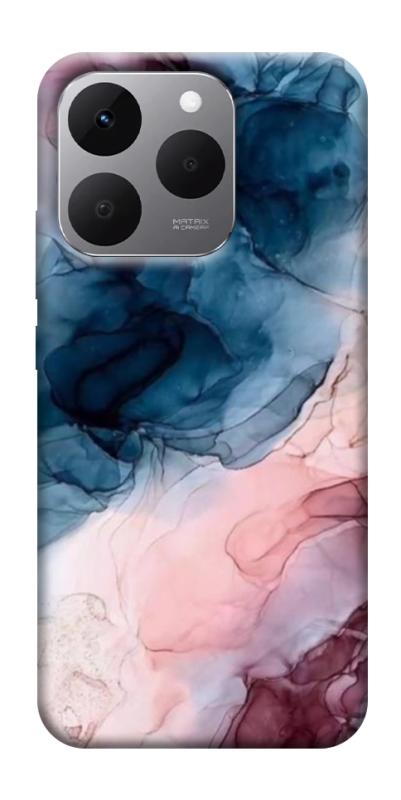 Чехол itsPrint Розово-голубые разводы для Realme 15T, мрамор, купить оптом с доставкой