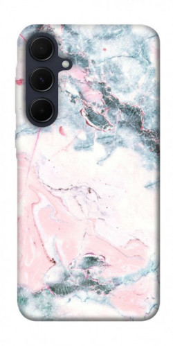 Чехол itsPrint Розово-голубой мрамор для Samsung Galaxy A55