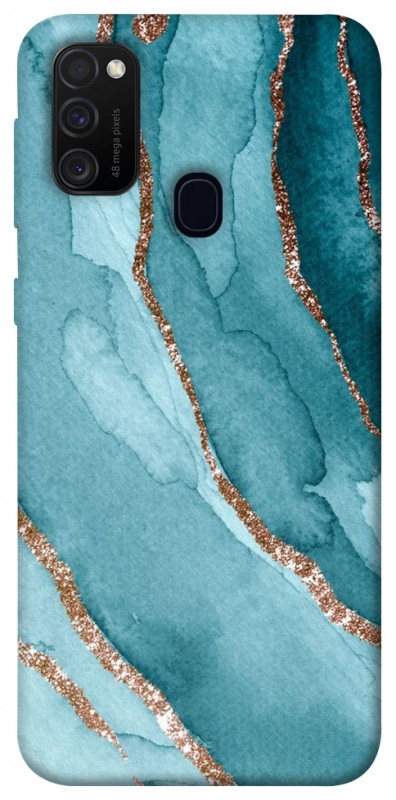 Чехол itsPrint Морская краска для Samsung Galaxy M30s / M21, мрамор, купить оптом с доставкой