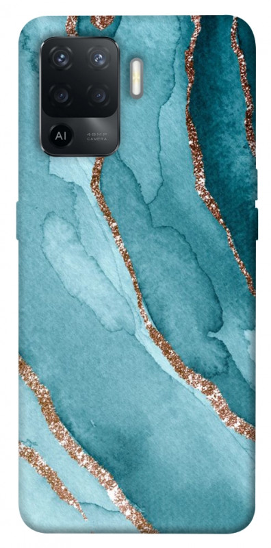 Чехол itsPrint Морская краска для Oppo Reno 5 Lite, мрамор, купить оптом с доставкой