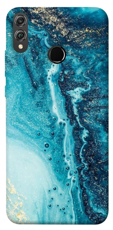 Чехол itsPrint Голубая краска для Huawei Honor 8X, мрамор, купить оптом с доставкой