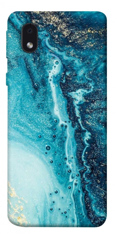 Чехол itsPrint Голубая краска для Samsung Galaxy M01 Core / A01 Core, мрамор, купить оптом с доставкой
