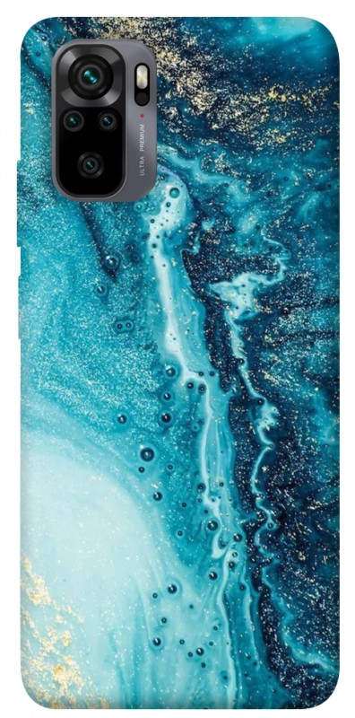 Чехол itsPrint Голубая краска для Xiaomi Redmi Note 10 / Note 10s, мрамор, купить оптом с доставкой