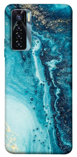 Чехол itsPrint Голубая краска для TECNO Camon 17 Pro