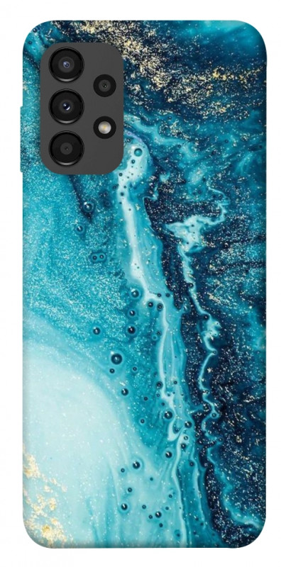 Чехол itsPrint Голубая краска для Samsung Galaxy A13 4G, мрамор, купить оптом с доставкой