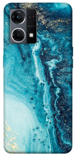 Чехол itsPrint Голубая краска для Oppo Reno 7 4G