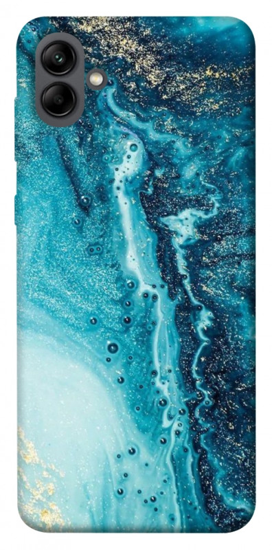 Чехол itsPrint Голубая краска для Samsung Galaxy A04, мрамор, купить оптом с доставкой