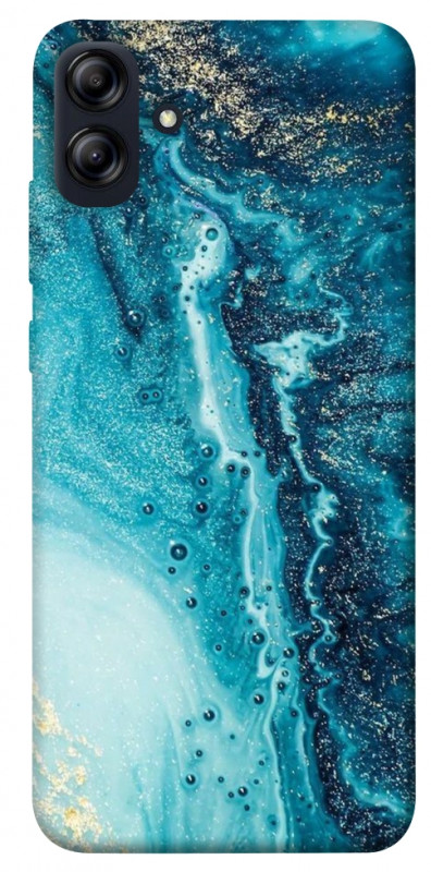 Чехол itsPrint Голубая краска для Samsung Galaxy A04e, мрамор, купить оптом с доставкой