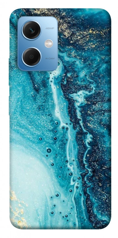 Чехол itsPrint Голубая краска для Xiaomi Redmi Note 12 5G, мрамор, купить оптом с доставкой