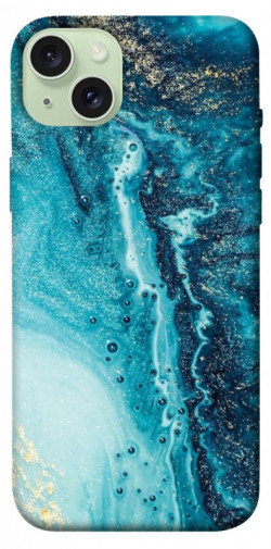 Чехол itsPrint Голубая краска для Apple iPhone 15 Plus (6.7")