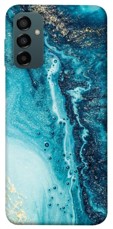 Чехол itsPrint Голубая краска для Samsung Galaxy M34 5G, мрамор, купить оптом с доставкой