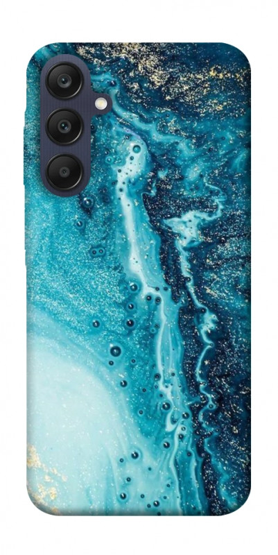 Чехол itsPrint Голубая краска для Samsung Galaxy A25 5G, мрамор, купить оптом с доставкой