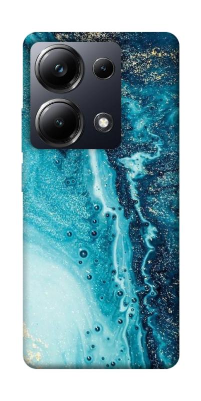 Чехол itsPrint Голубая краска для Xiaomi Redmi Note 13 Pro 4G, мрамор, купить оптом с доставкой