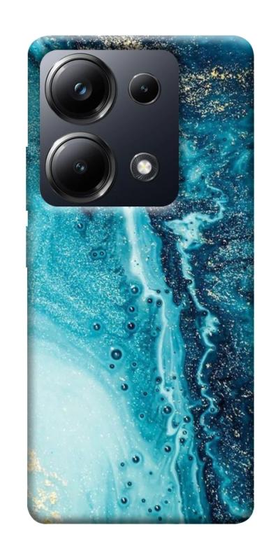 Чехол itsPrint Голубая краска для Xiaomi Redmi 13 4G / Poco M6 4G, мрамор, купить оптом с доставкой