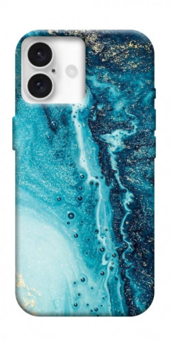 Чехол itsPrint Голубая краска для Apple iPhone 16 Plus (6.7")