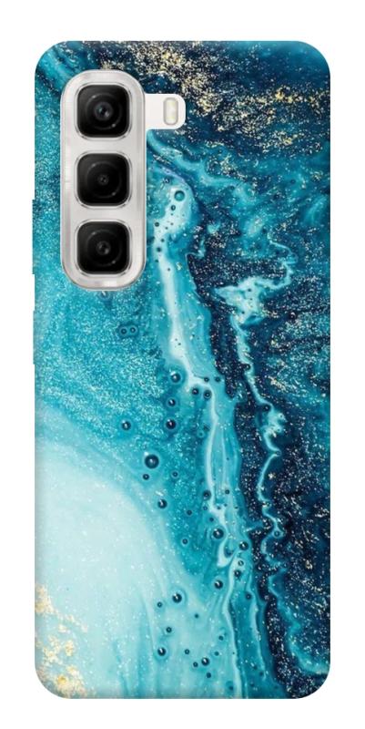 Чехол itsPrint Голубая краска для Infinix Hot 50 4G, мрамор, купить оптом с доставкой
