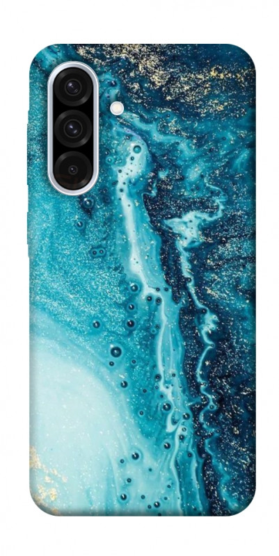 Чехол itsPrint Голубая краска для Samsung Galaxy A36 5G, мрамор, купить оптом с доставкой