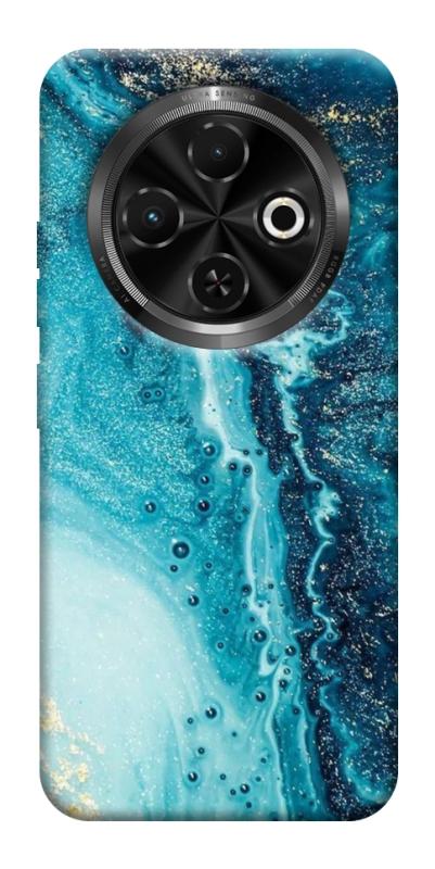 Чохол itsPrint Блакитна фарба для TECNO Spark 30C, мармур, купити оптом з доставкою