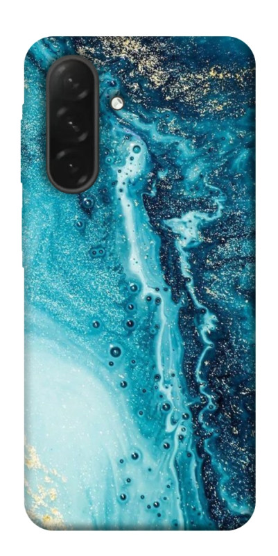 Чехол itsPrint Голубая краска для Samsung Galaxy A26 5G, мрамор, купить оптом с доставкой