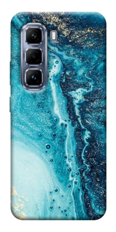 Чехол itsPrint Голубая краска для Infinix Hot 50 Pro, мрамор, купить оптом с доставкой