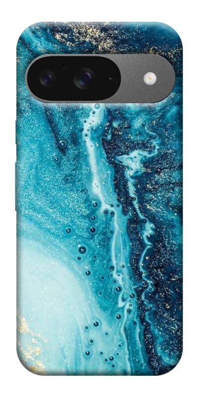 Чехол itsPrint Голубая краска для Google Pixel 10, мрамор, купить оптом с доставкой