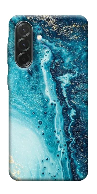 Чехол itsPrint Голубая краска для Samsung Galaxy A37 5G, мрамор, купить оптом с доставкой