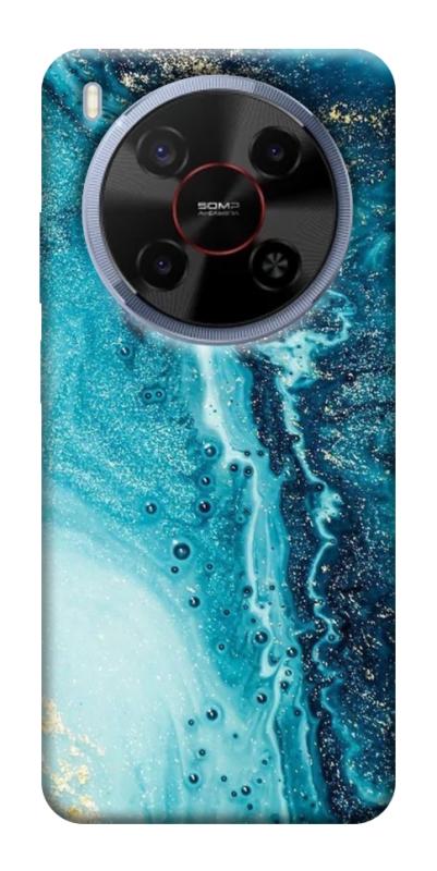 Чехол itsPrint Голубая краска для ZTE Nubia V70 Max, мрамор, купить оптом с доставкой