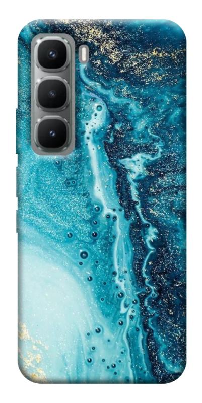 Чехол itsPrint Голубая краска для Infinix Hot 60 Pro+, мрамор, купить оптом с доставкой