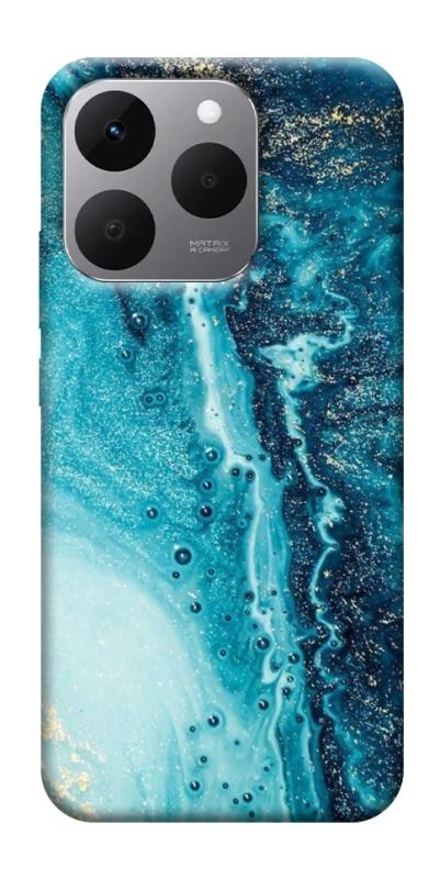 Чехол itsPrint Голубая краска для Realme 15T, мрамор, купить оптом с доставкой