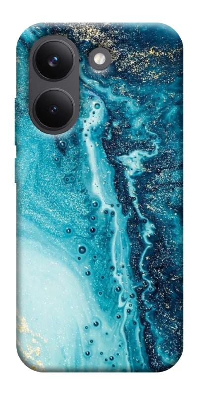 Чехол itsPrint Голубая краска для Xiaomi Poco X8 Pro, мрамор, купить оптом с доставкой