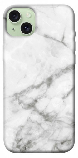 Чехол itsPrint Белый мрамор 3 для Apple iPhone 15 Plus (6.7")