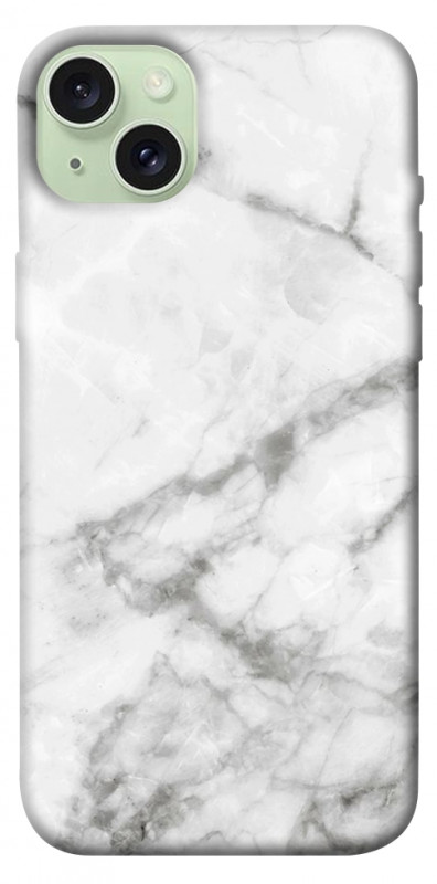 Чехол itsPrint Белый мрамор 3 для Apple iPhone 15 Plus (6.7"), мрамор, купить оптом с доставкой