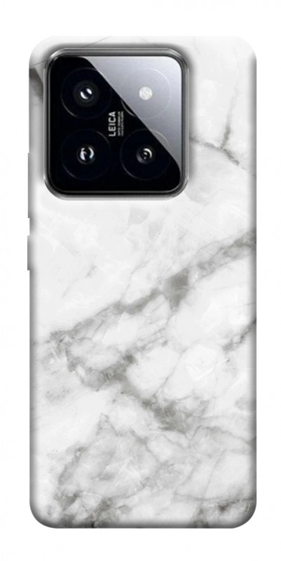 Чохол itsPrint Білий мармур 3 для Xiaomi 14 Pro, мармур, купити оптом з доставкою