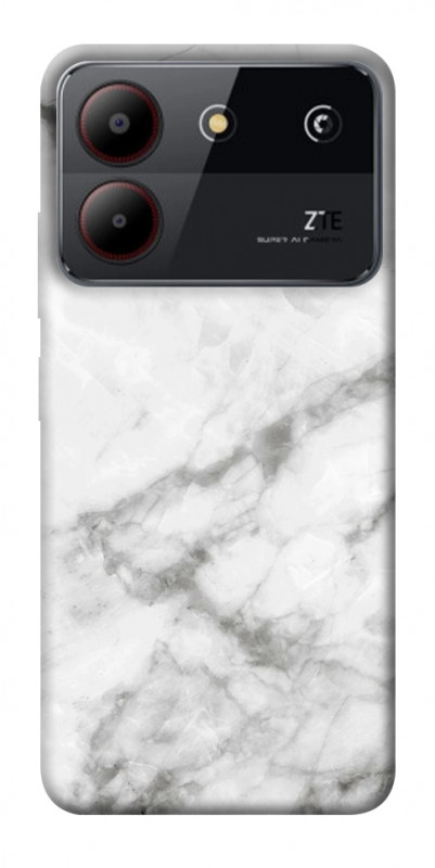 Чехол itsPrint Белый мрамор 3 для ZTE Blade A54 4G, мрамор, купить оптом с доставкой