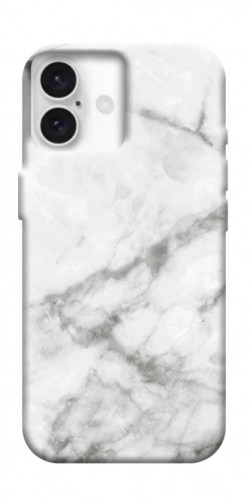 Чехол itsPrint Белый мрамор 3 для Apple iPhone 16 (6.1")