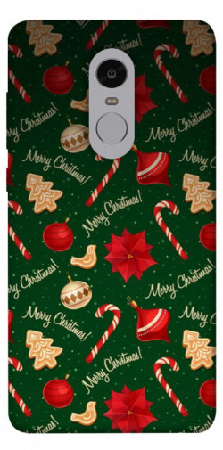 Чохол itsPrint Merry Christmas для Xiaomi Redmi Note 4X / Note 4 (Snapdragon)