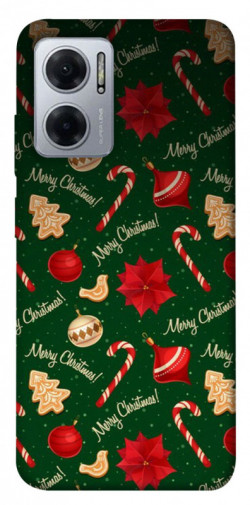 Чехол itsPrint Merry Christmas для Xiaomi Redmi Note 11E