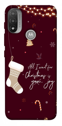 Чехол itsPrint Новогоднее пожелание для Motorola Moto E20