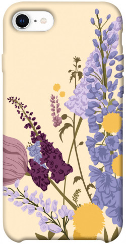 Чехол itsPrint Flowers art для Apple iPhone SE (2020)